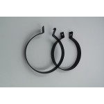 Black expansion tank straps (pair)