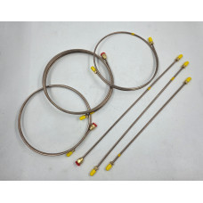 Brake pipe kit in copper-nickel (RHD Alpine S1-4)