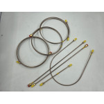 Brake pipe kit in copper-nickel (RHD Alpine S-5)