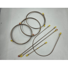 Brake pipe kit in copper-nickel (RHD Alpine S-5)