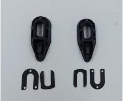 Rear brake drum lever dust covers with clips Rear brake drum lever dust covers with clips