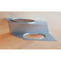 Chassis front exhaust cut-out (LHS)