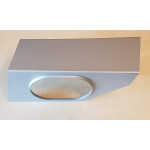 Chassis front exhaust cut-out (LHS) Chassis front exhaust cut-out (LHS)