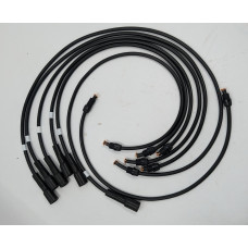 Spark plug lead set (6 cylinder, screw fit)