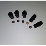 Spark plug lead screw-in acorns (set of 5)
