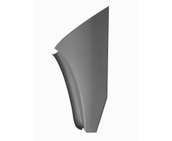 Front wing rear fillet with drip rail (left-side)