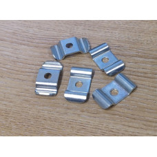 Brake pipe twin saddle clamps (pk of 5)