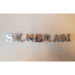 S U N B E A M badge letter set S U N B E A M badge letter set