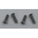 Door B-Post striker screws (2 pairs)