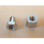 Convertible soft-top rod spigot and lock-nut