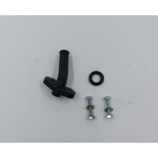 Heater valve connecting pipe