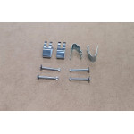 Rear brake shoe pins and clips